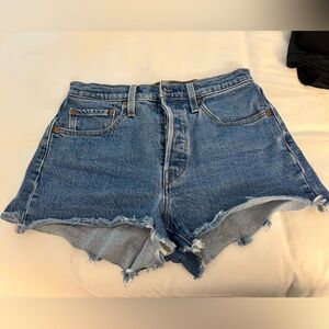 Blue Denim Women Shorts